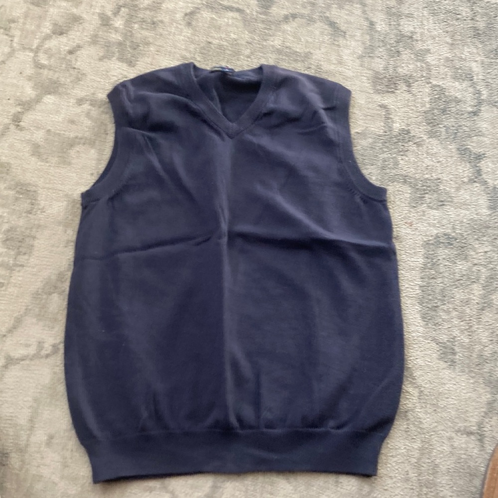 Brooks brother knitted navy vest